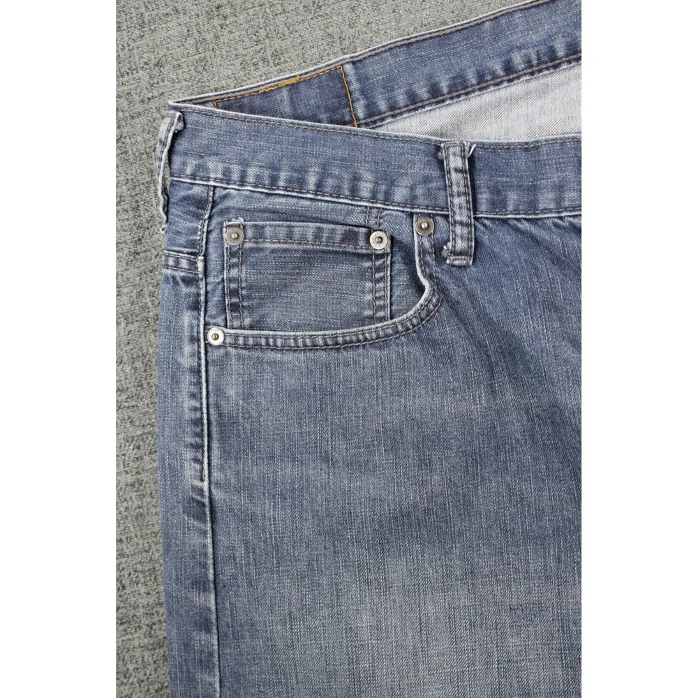 Levis 569 Loose Straight Leg Jeans Mens 36x34 Blue Denim Medium Wash 100% Cotton